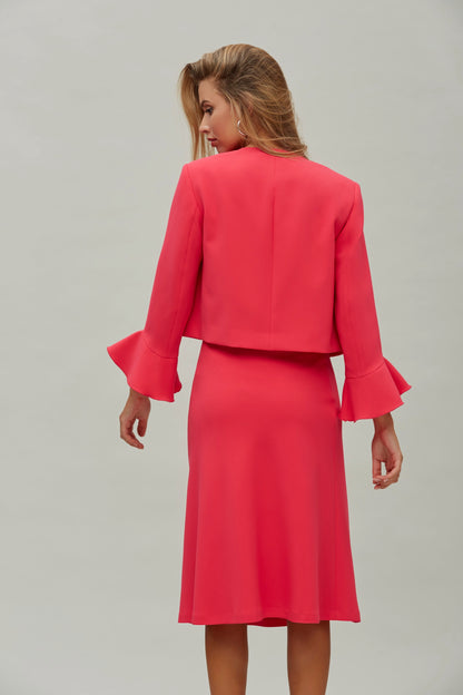 EVASE SKIRT STRETCH FLAT WOVEN