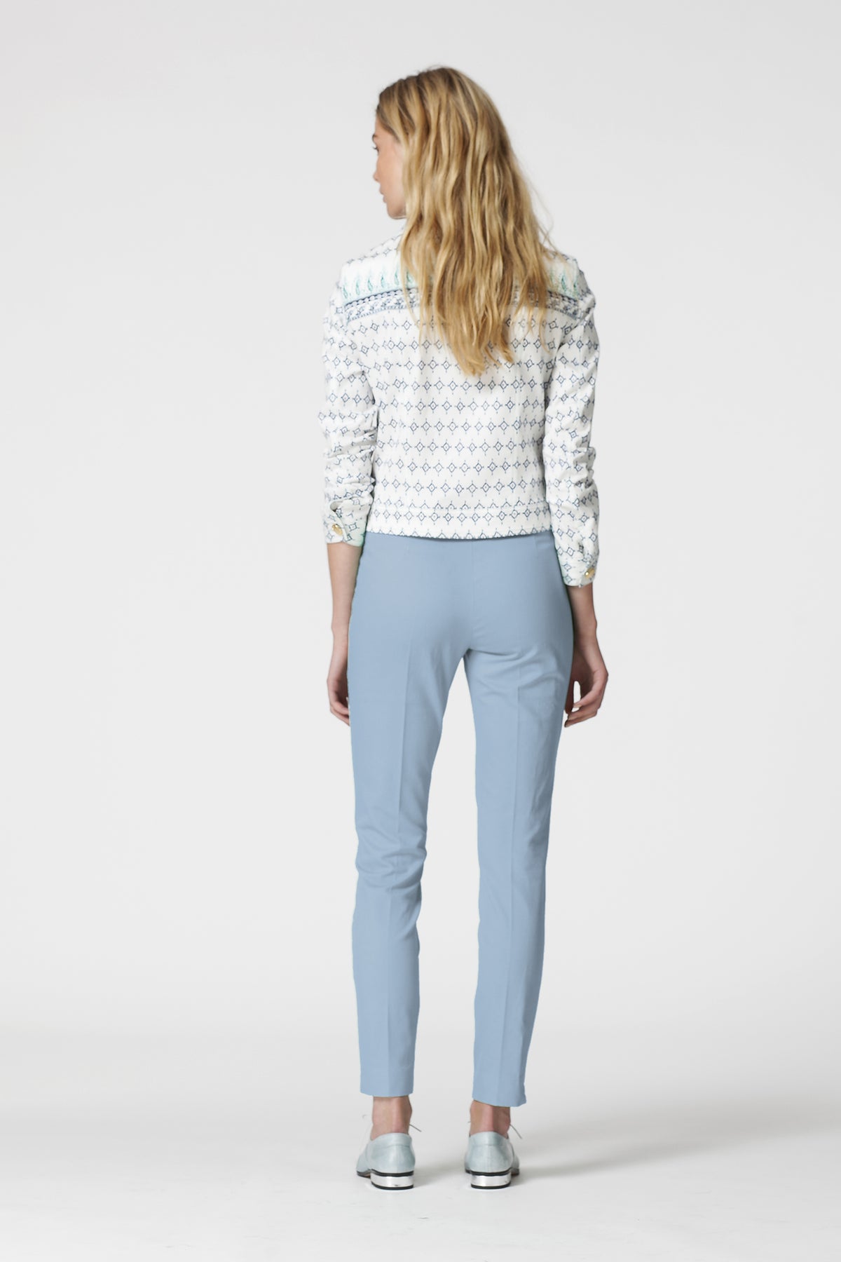 Pantalon skinny stretch plat