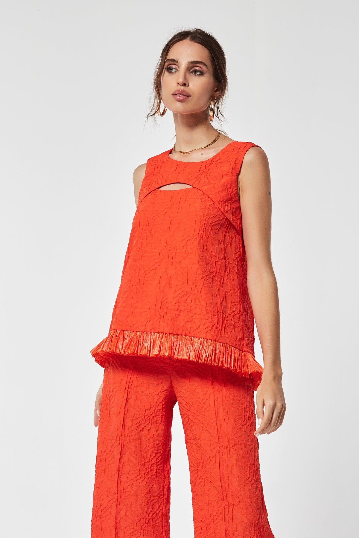 Top Carau Jacquard Doble Textura