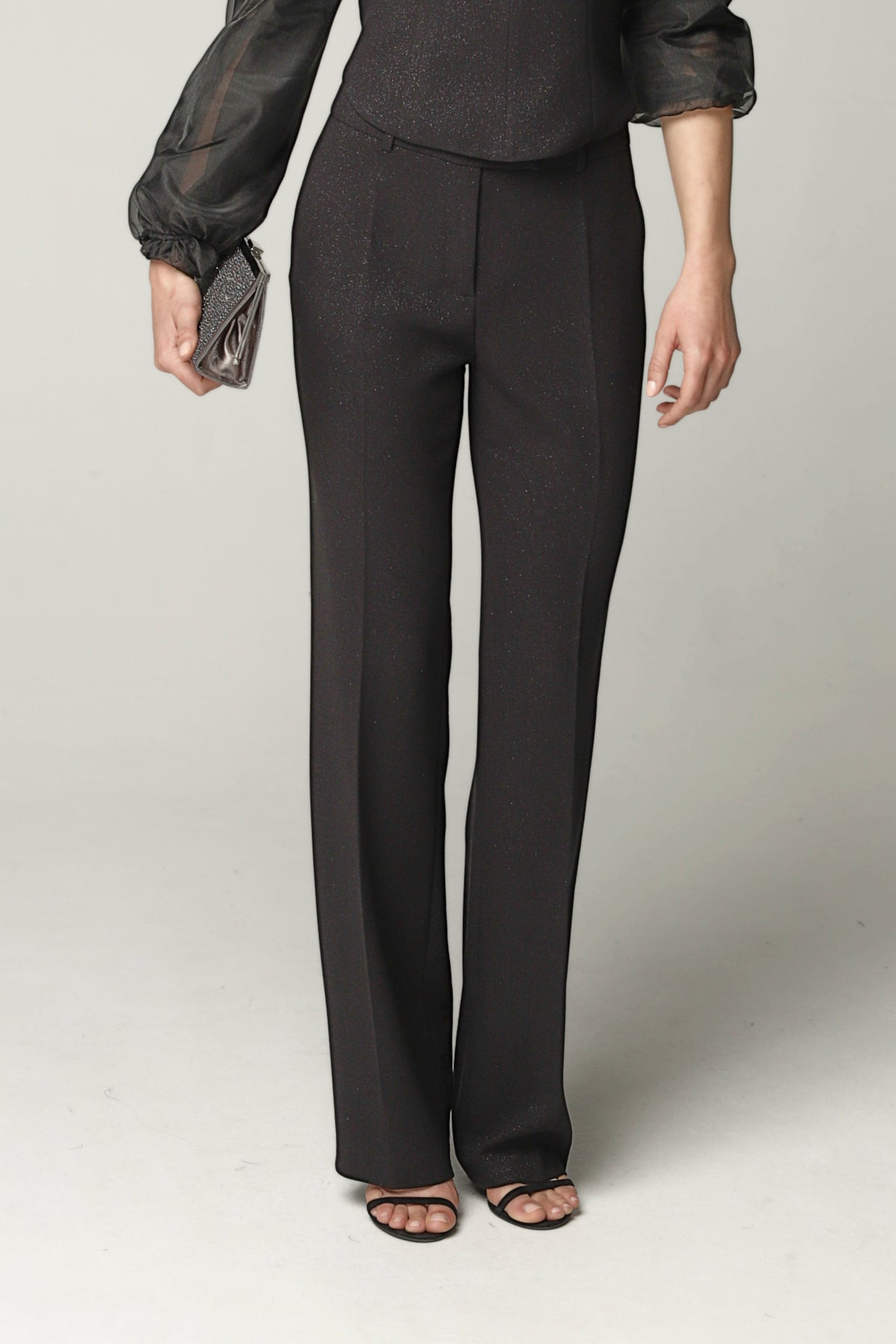 Pantalón Recto Twan Plana De Lurex