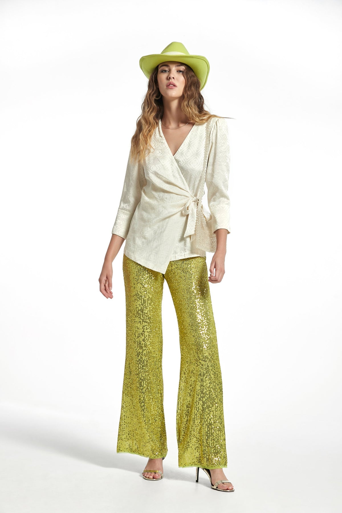 Pantalón Vomil Lentejuela Brillo