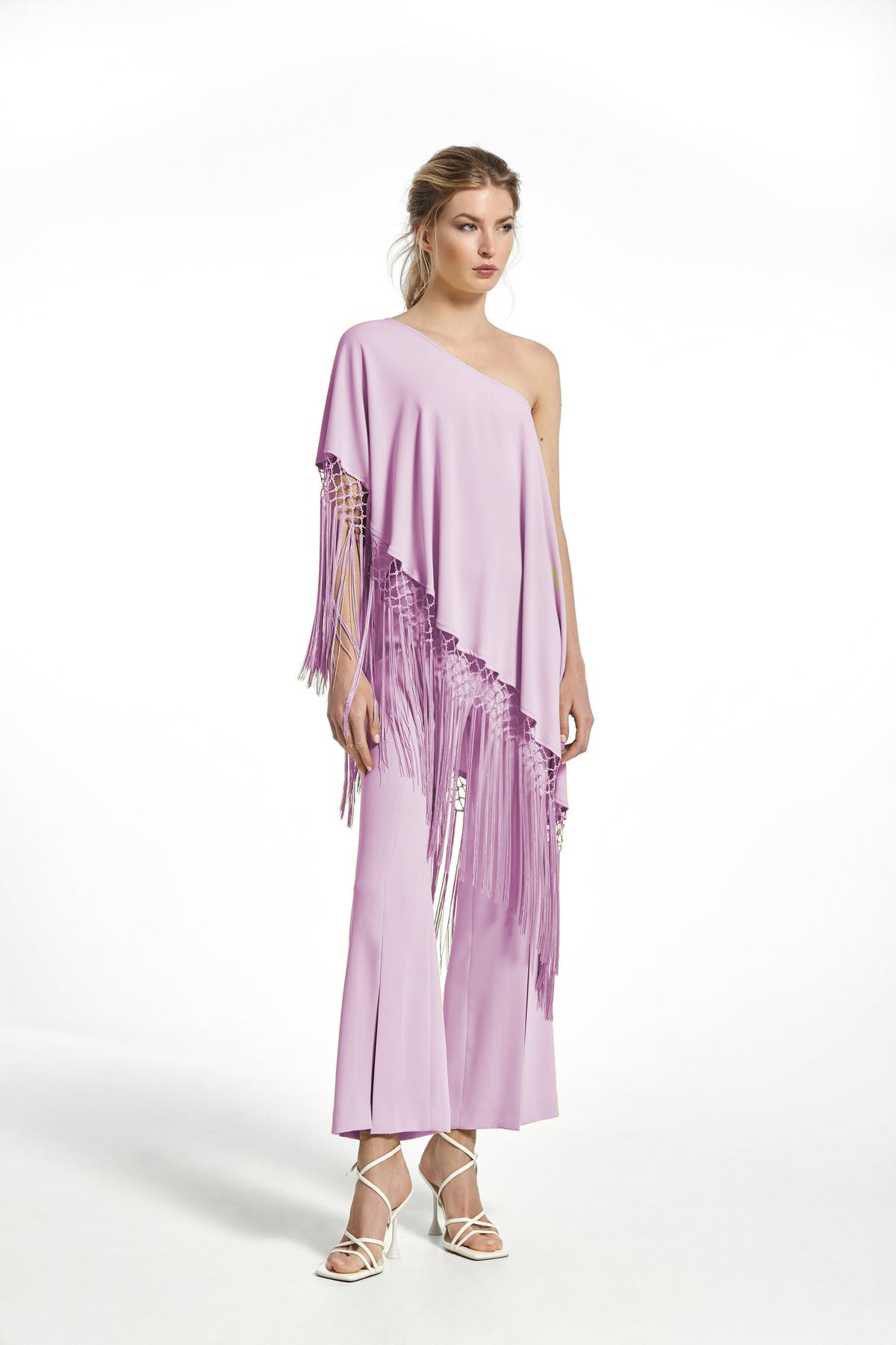 Tunol Trousers, Crepe Fabric