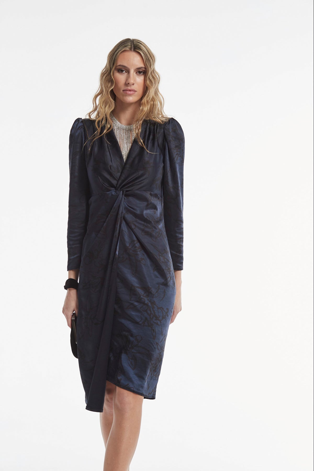 VESTIDO DARMEN SATEN ESTAMPADO