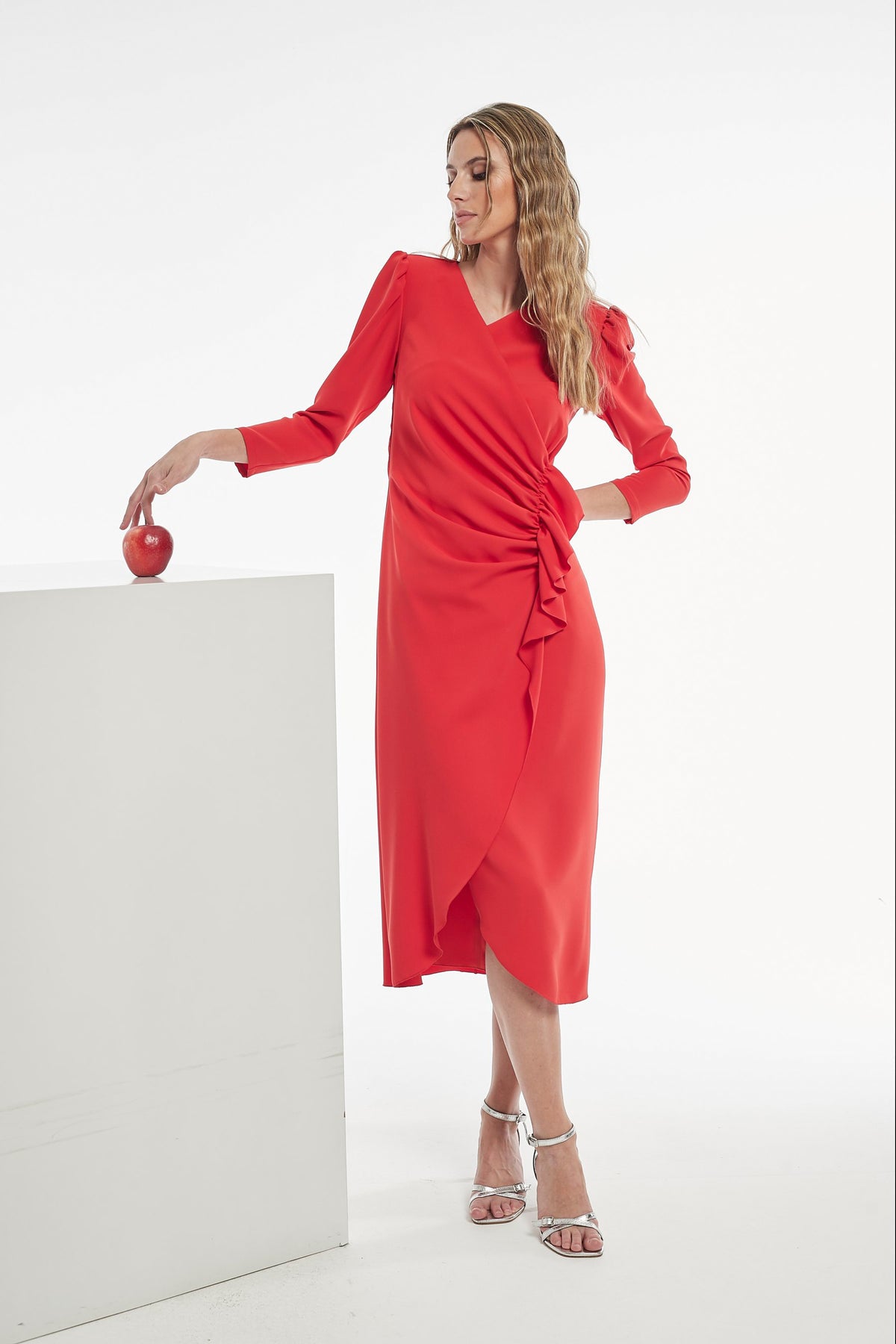 VESTIDO PATER TEJIDO ACREPADO
